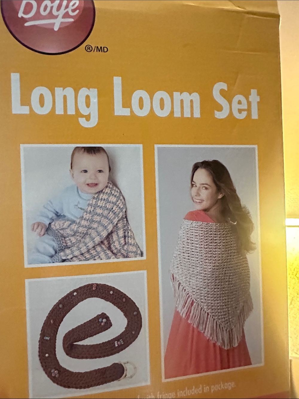 Boye Long Loom Set - scarf making kit 1 - Picture 4 of 7